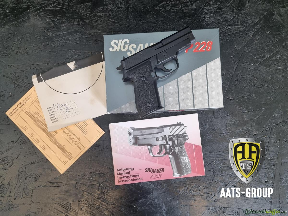 OCCASION Pistole SIG SAUER P228 9mm Para - Zustand neuwertig/ungeschossen OCCASION Pistole SIG SAUER P228 9mm Para - Zustand neuwertig/ungeschossen