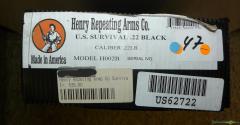 James Bond Henry Repeating US Survival .22 Long Rifle