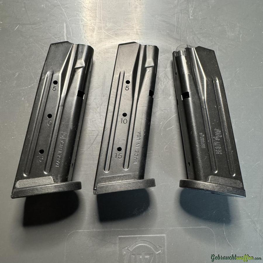 SIG SAUER P320 Magazin Compact 9mm Para 15 Schuss Schwarz SIG SAUER P320 Magazin Compact 9mm Para 15 Schuss Schwarz