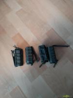 4x Pistolen Magazinholster OD Green