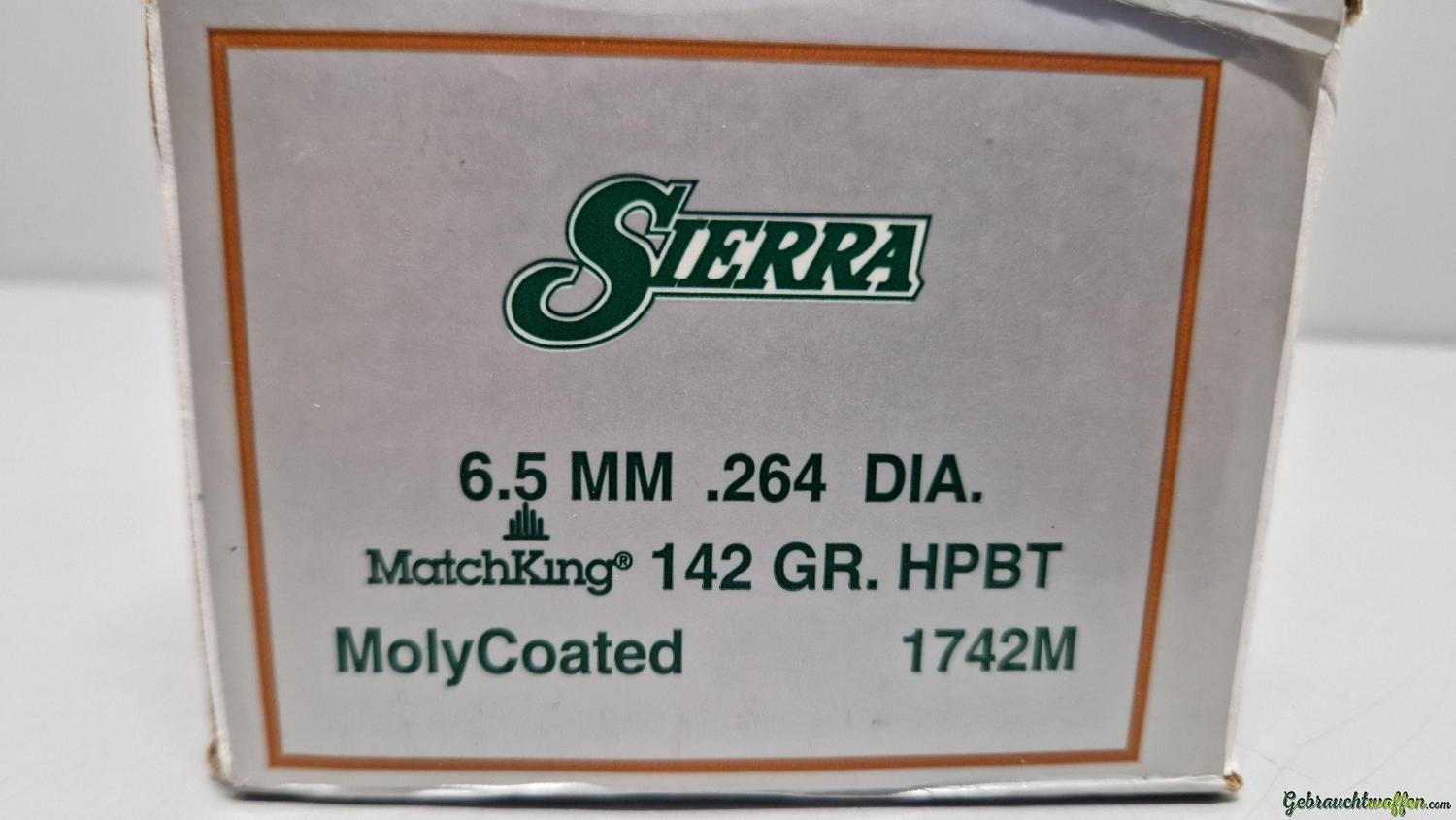 Sierra Match King 6.5mm 142 gr HPBT MC Sierra Match King 6.5mm 142 gr HPBT MC