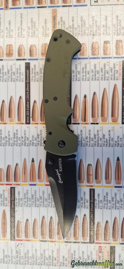 CRKT Crawford Kasper olive Black CRKT Crawford Kasper olive Black