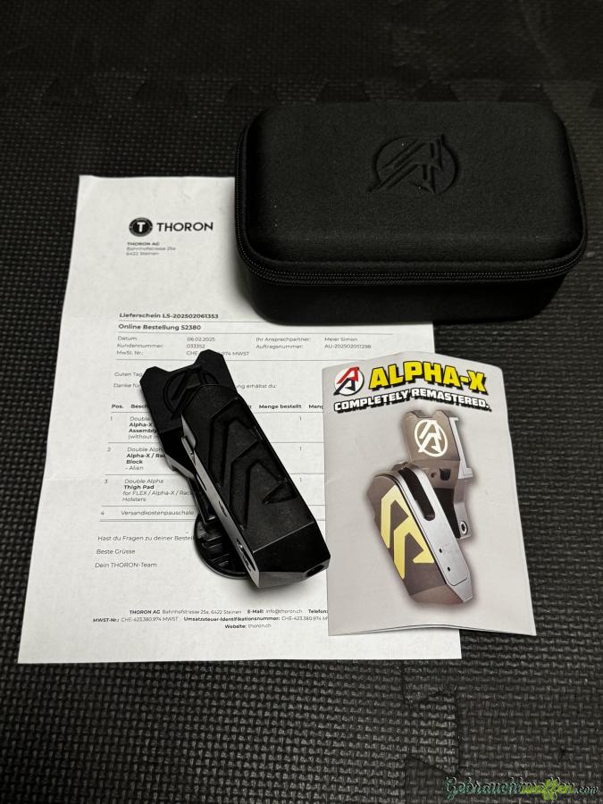 IPSC Holster, Double Alpha - Alpha-X, neuwertig IPSC Holster, Double Alpha - Alpha-X, neuwertig