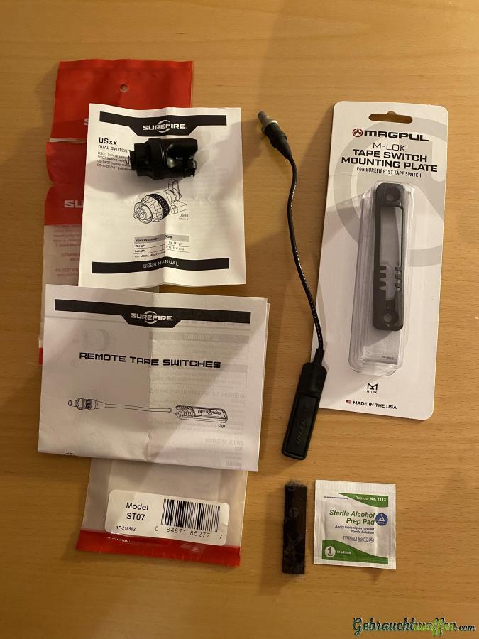 SUREFIRE Fernschalter mit Endkappe SUREFIRE Fernschalter mit Endkappe