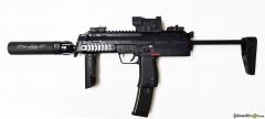 HK MP7 4.6x30mm + Schalldämpfer + RSA-S Optic + 1920 Munition