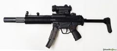 HK MP5SD 9x19mm + Integr. Schalldämpfer + Primary Arms Optic