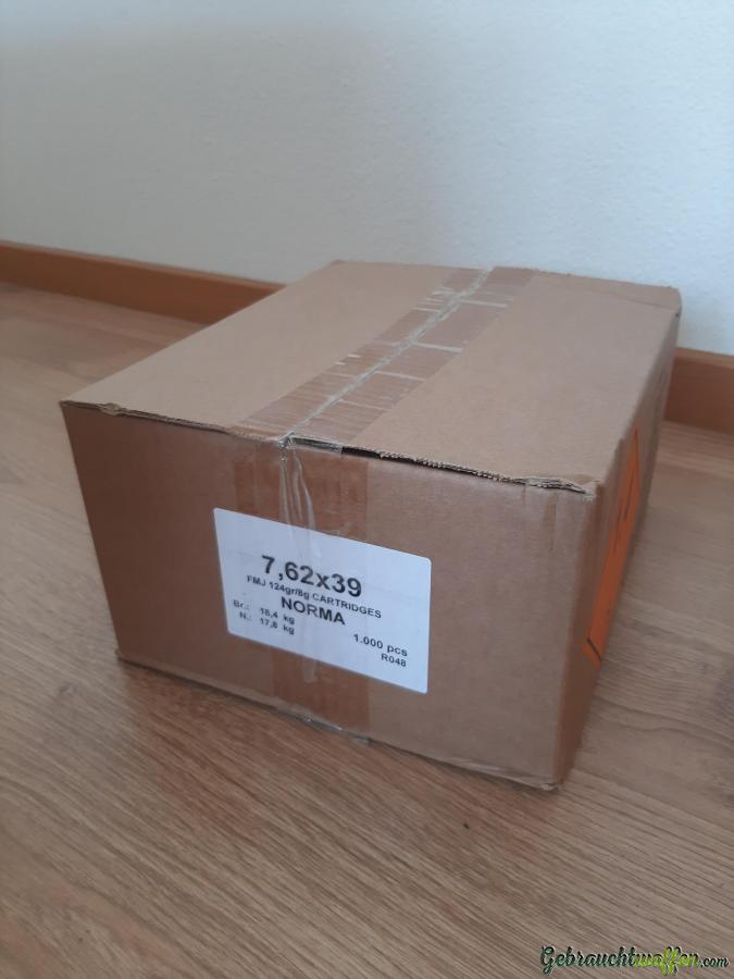 7.62x39 Norma Tactical 124gr FMJ Munition 7.62x39 Norma Tactical 124gr FMJ Munition