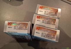 Cartouches Hornady cal.45-70 et cal.450 Bushmaster