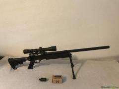 WELL SR-2 Airsoft Scharfschützengewehr, Bolt action, Federdruck, 6 mm BB