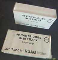 RUAG 9mm Para FMJ Sintox SX