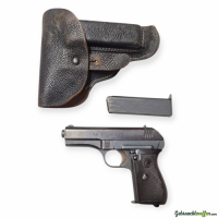 CZ mod. 27, Kal. 7.65Browning inkl. Holster und Reservemagazin