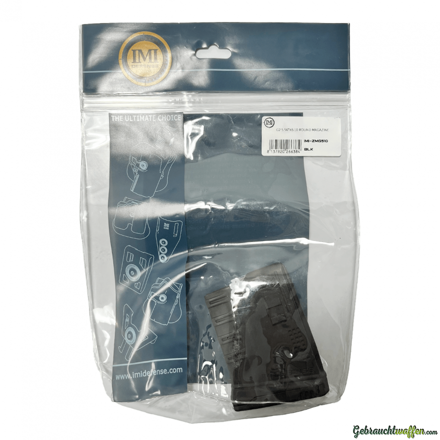Chargeur IMI Defense AR15 Gen 2 - 5.56x45 - 10 coups Chargeur IMI Defense AR15 Gen 2 - 5.56x45 - 10 coups