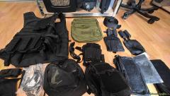 Airsoft Diverse Sachen wie Weste, Pouches,Granaten, Visiere etc.