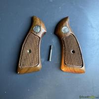 Smith & Wesson J-frame griffschalen holz square butt