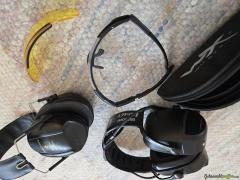 2 Gewehr Taschen, Pistolen Rucksack, Brille, Gehörschutz etc.