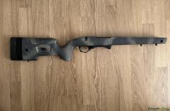 Bergara Schaft B 14 HMR / Remington 700 für Long und Magnum Action System schwarz/grau
