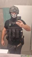 Ballistic Helmet MSA, Plate carrier NFM and tactical belt B&T