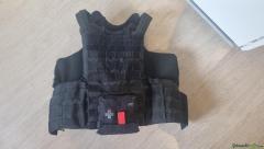 Ballistic Helmet MSA, Plate carrier NFM and tactical belt B&T