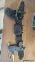 Ballistic Helmet MSA, Plate carrier NFM and tactical belt B&T