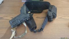 Ballistic Helmet MSA, Plate carrier NFM and tactical belt B&T