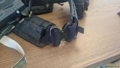 Ballistic Helmet MSA, Plate carrier NFM and tactical belt B&T