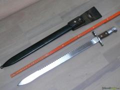 Schweizer Pionier-Bajonett.  Säge-Bajonett M1918 von Elsner Schwyz.