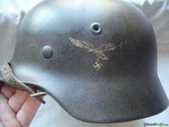 Original Stahlhelm M40 Luftwaffe aus Wk2