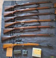 Verschiedene Schweizer Langwaffen