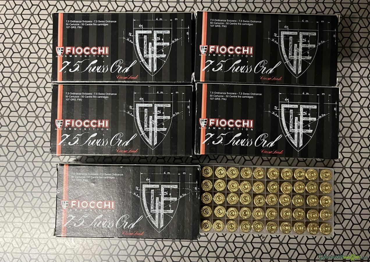 Fiocchi 7.5 Swiss für CH Ordonnanz Revolver Fiocchi 7.5 Swiss für CH Ordonnanz Revolver