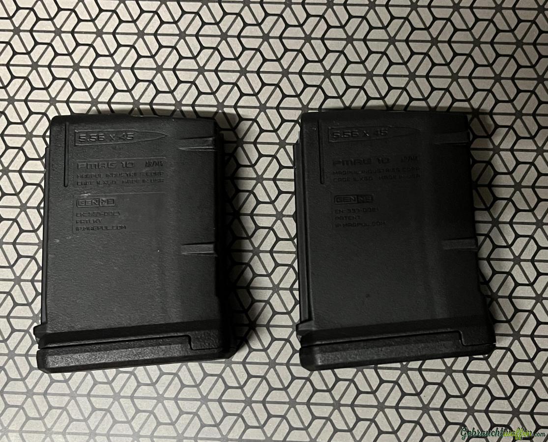 Zwei 10er Magpul Magazine M4/AR15, neu und unbenutzt! Gen3 schwarz Zwei 10er Magpul Magazine M4/AR15, neu und unbenutzt! Gen3 schwarz