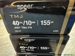 Speer Geschosse .40, TMJ 155gr