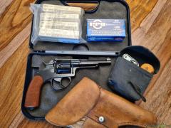 W+F Ordonanzrevolver 1929 ink. Zubehör.