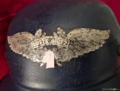 Original Deutscher Stahlhelm des RLB - Reichsluftschutzbundes