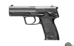 HK USP .45 mit Holster und Munition