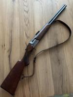 Ferlacher 80e — Bockdoppelflinte (Doppel-Greener), Kaliber 12/70