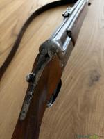 Ferlacher 80e — Bockdoppelflinte (Doppel-Greener), Kaliber 12/70