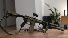 -TOP ANGEBOT- Wolverine MTW Billet Airsoft HPA mit Tuningteilen und Zubehör