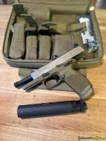 FN FNX Tactical, Cal. 45 ACP mit B+T Schalldämpfer