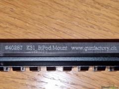 Zweibein-Montageschiene für K31 + K11