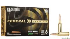 Federal 6.5 Creedmoor Gold Medal 140 gr