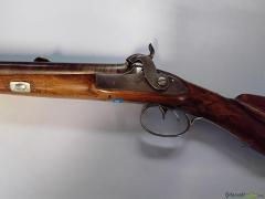 Belgische Doppelflinte Perkussion Damastlauf