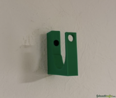 Support mural imprimé en 3D pour armes longues