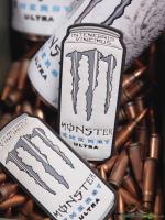 Exklusiver Monster White Energy Rubber-Patch