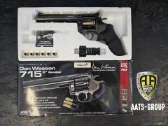 OCCASION CO2-Revolver Dan Wesson Mod. 715 4.5mm - Zustand neuwertig