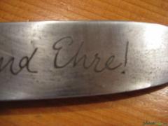 Fahrtenmesser HJ mit Motto Original Eickhorn Solingen