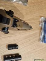 M9a3 mit Lampe, 4 Mags und 2 Compensatoren