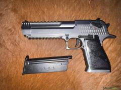 WE Desert Eagle L6 .50 AE GBB Full Metal Pistol - Silver