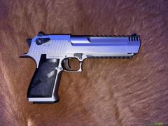 WE Desert Eagle L6 .50 AE GBB Full Metal Pistol - Silver