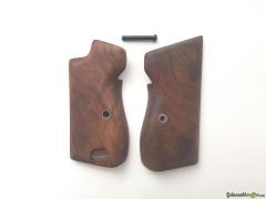 Neue Nussbaum Holzgriffschalen für SIG 210 / P49