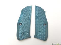 CZ Shadow2 Aluminium Griffschalen blau elloxiert